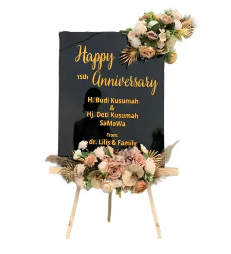 Papan Bunga Akrilik Monterado